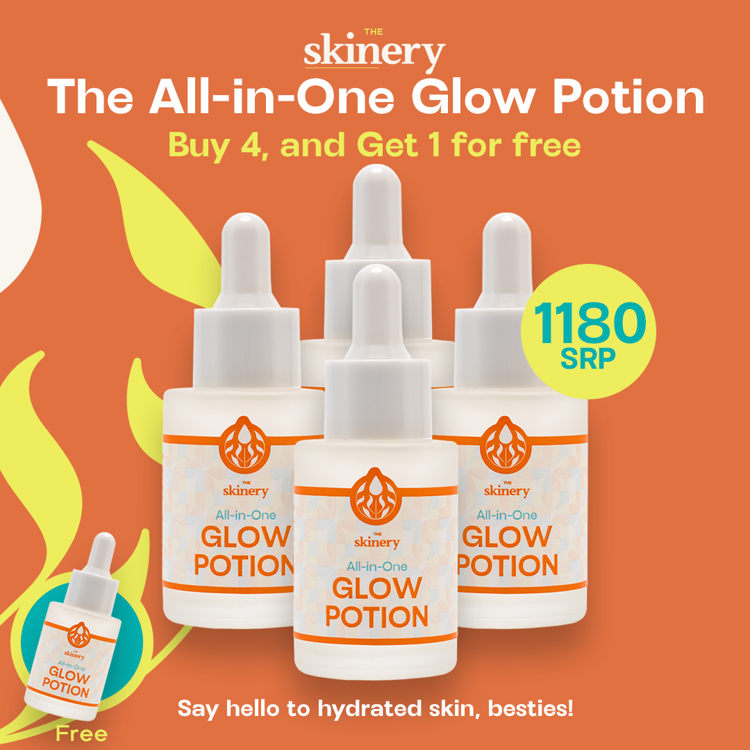 The Skinery All in One Glow Potion 30ml  Bundle of 4, and Get 1 The Skinery All in One Glow Potion for FREE