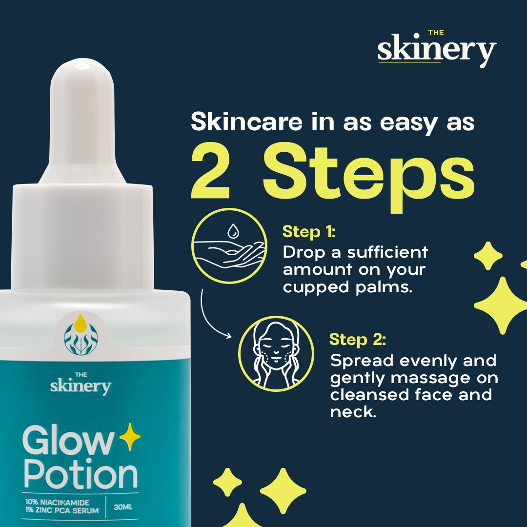 The Skinery Glow Potion  Niacinamide 10% + Zinc 1% 30ml Bundle of 3, and Get 1 All In One 30ml for FREE
